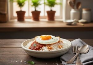 Delicioso Arroz con Huevo y Tomate en tu Robot de Cocina Monsieur Cuisine arroz con huevo y tomate o arroz a la cubana en monsieur cuisine robot del lidl
