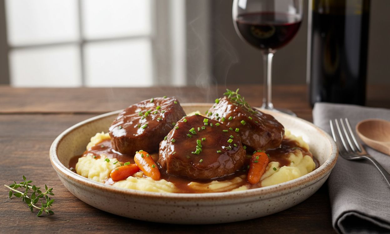 Carrilleras al Vino Tinto
