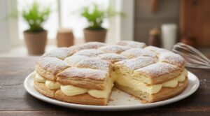 Pastel de Hojaldre y Crema Pastelera en monsieur cuisine