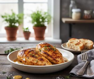 Pollo Marinado con Miel y Mostaza monsieur cuisine robot del lidl