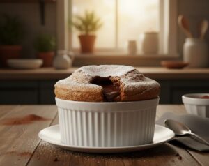 Deléitate con un Irresistible Soufflé de Chocolate en tu Robot de Cocina Monsieur Cuisine Soufflé de Chocolate con monsieur cuisini y horno