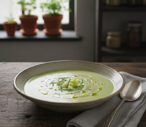 Deliciosa Vichyssoise de Manzana y Puerro en tu Robot de Cocina Monsier Cousine Vichyssoise de Manzana y Puerro