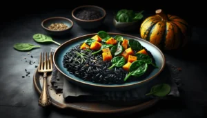 Delicioso Arroz Negro con Calabaza y Espinacas en Tu Robot de Cocina Monsieur Cuisine delicioso-arroz-negro-con-calabaza-y-espinacas-en-tu-robot-de-cocina-monsieur-cuisine