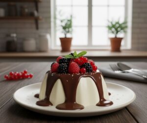 Deliciosa Pannacotta de Chocolate Blanco con Monsieur Cuisine: Receta Fácil y Rápida pannacotta de chocolate blanco con frutos rojos en monsier cuisine el robot del lidl