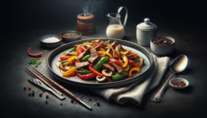 Ternera Salteada con Pimientos y Champiñones: Receta Rápida y Deliciosa para tu Monsieur Cuisine ternera-salteada-con-pimientos-y-champinones-receta-rapida-y-deliciosa-para-tu-monsieur-cuisine